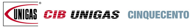 CIB Unigas Logo & CINQUECENTO burners series logo