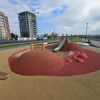 Монтаж и укладка тартанового покрытия на детских и спортивных площадках