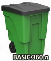 Мусорный контейнер с крышкой 360 л KSC BASIC 40-431