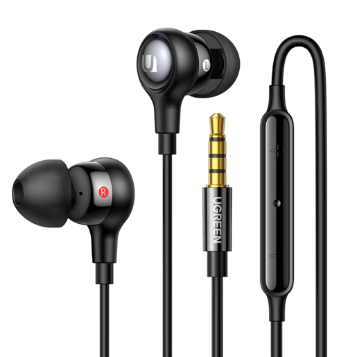 - Гарнитура UGREEN EP103 In-Ear Earphones with 3.5mm Plug, 30637