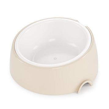 Миска для кошек и собак ALTA с наклоном 300 мл, бежевая