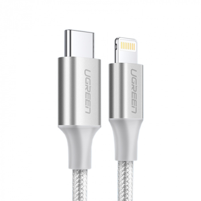 ugreen Кабель Ugreen US304 Lightning To Type-C 2.0 Male Cable 1M, 70523