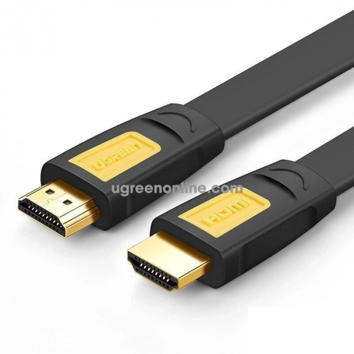 ugreen Кабель UGREEN HD101 HDMI Round Cable 15m (Yellow/Black)
