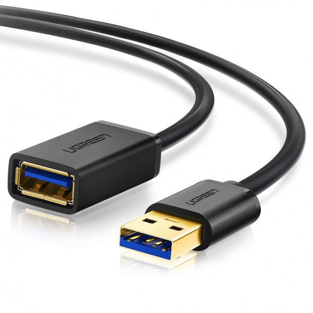 ugreen Кабель UGREEN US129 USB 3.0 Extension Male Cable 3m (Black), 30127