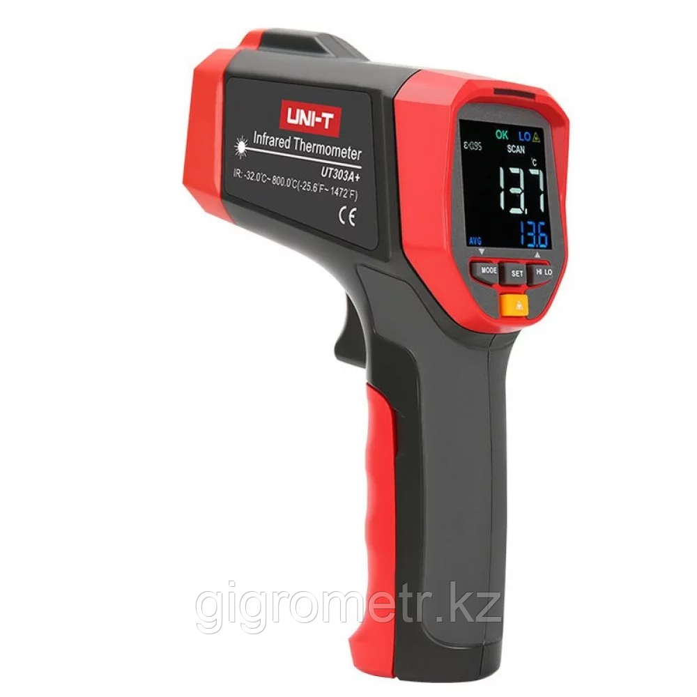 UT303A+ Инфракрасный пирометр UNI-T  (-32 - 800ºC). В реестре СИ РК