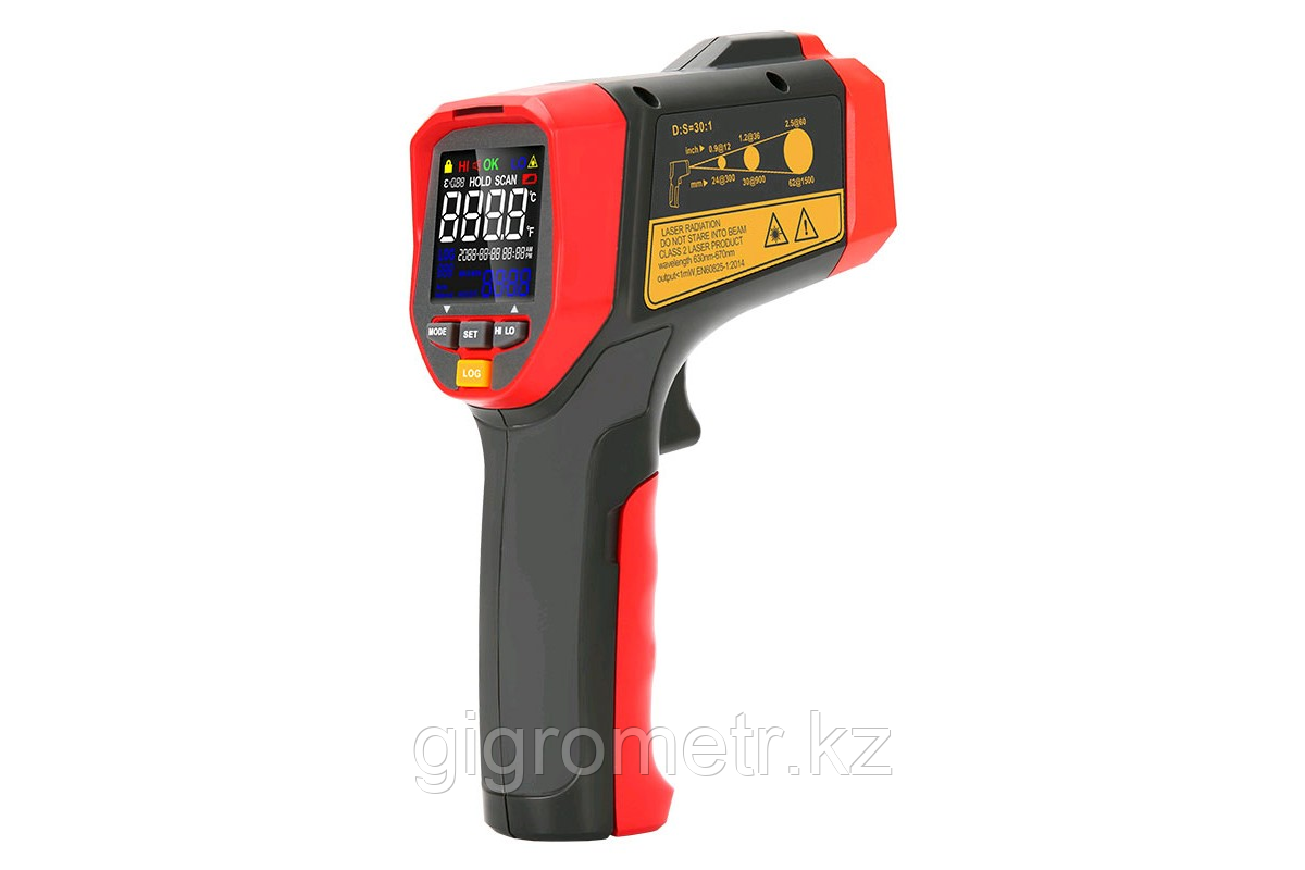 UT303D+  Пирометр инфракрасный UNI-T (-32 до 1300ºC). В реестре СИ РК.