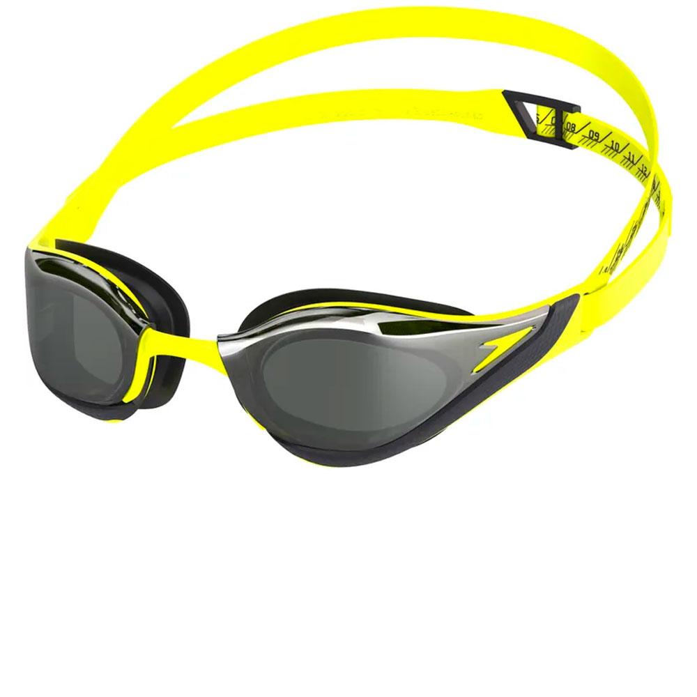 Очки для плавания Speedo Fastskin Pure Focus Mirror Goggles black/yellow
