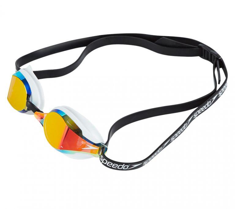 Очки для плавания Speedo Fastskin Speedsocket white Mirror, фото 1