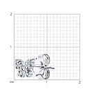 Серьга из серебра с фианитами SOKOLOV 94170405 серебро с родием коллекц. SKLV, фото 6