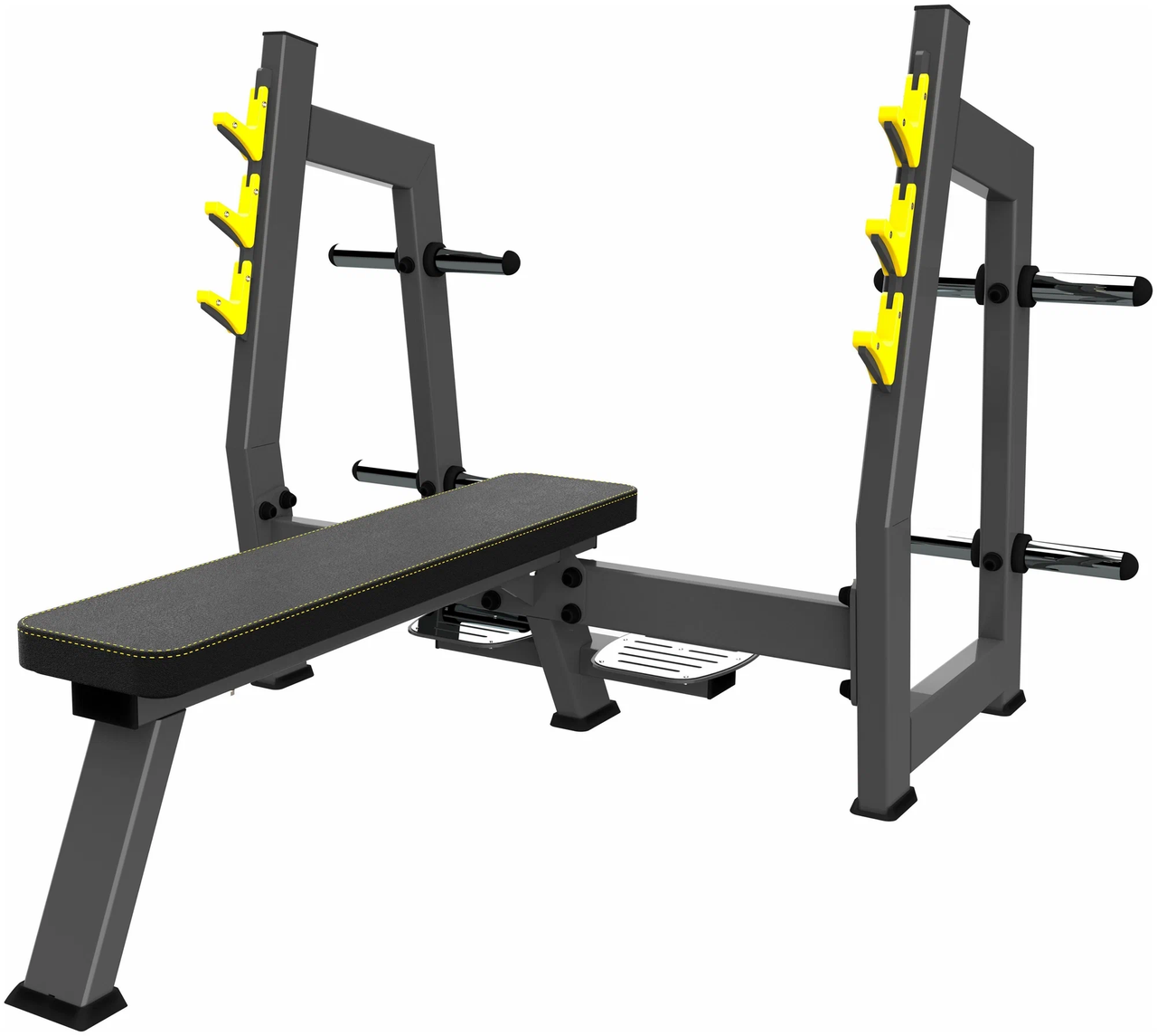 Тренажер Скамья-стойка для жима штанги лежа DHZ E-3043 / 330