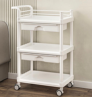 Стол медицинский, 3 полки, 2 ящика