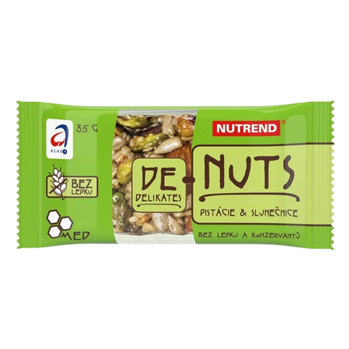 Батончик NUTREND, энергетический DENUTS, 35 г, фисташки