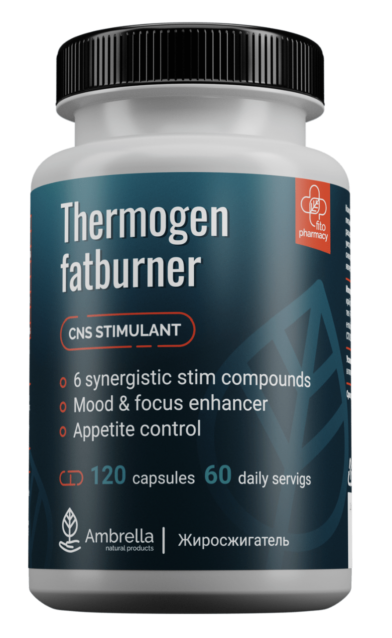 Thermogen fatburner Жиросжигатель,120 капсул, фото 1