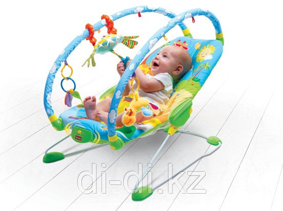 Вибрирующее кресло-шезлонг Tiny Love с дугами и игрушками (свет, звук) (id  759114)