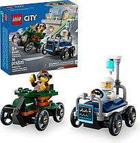 LEGO Набор гоночных машин: Самолет против больничной койки 60459