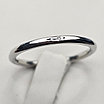 Обручальное кольцо 15,5р 1.61 гр, серебро 925 пр, бриллиант 0,005Ct VVS1/F EX, фото 9