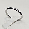 Обручальное кольцо 17,5р 1.76 гр, серебро 925 пр, бриллиант 0,005Ct VVS1/F EX, фото 11