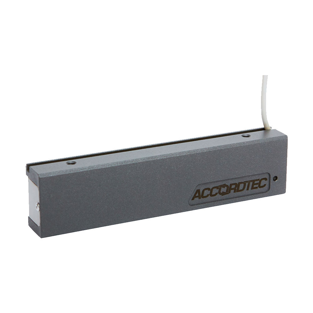 Электромагнитный замок AccordTec ML-200K-3 premium grey с уголком