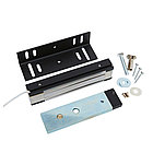 Электромагнитный замок AccordTec ML-200K-3 premium black с уголком, фото 2