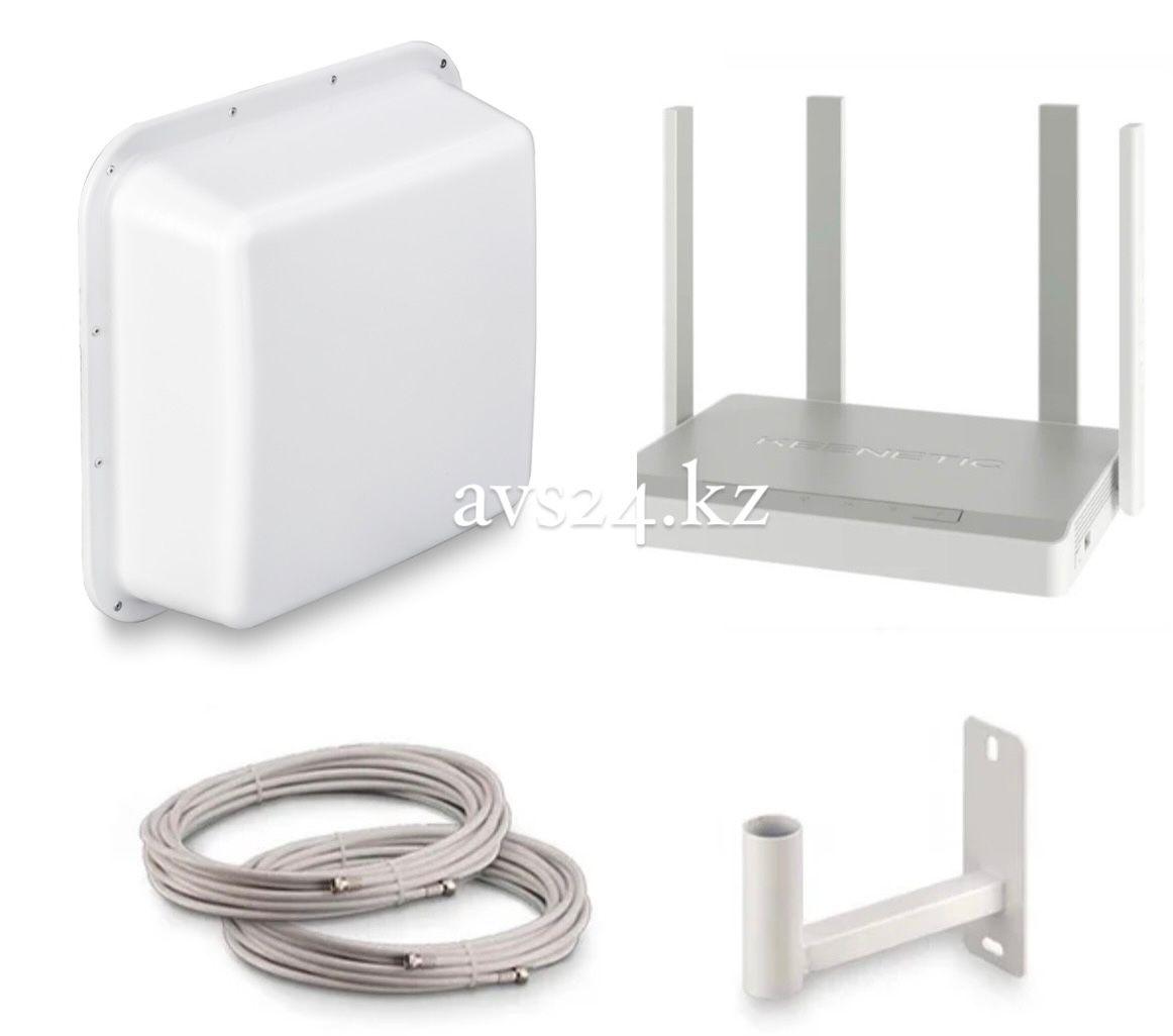 Антенна 15дб + Модем LTE/3G/4G WI-FI роутер Keenetic HERO 4G +, фото 1