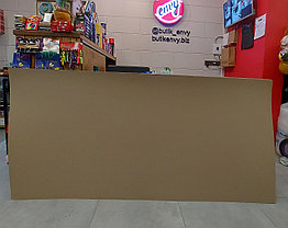 Плотные Картонные трехслойные листы 2000x1000 мм. Гофролист. Гофрированный картон. Гофрокартон листовой.