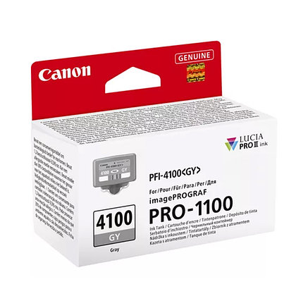 Чернильный картридж Canon PFI-4100 Grey 2-027034 6783C001AA, фото 3
