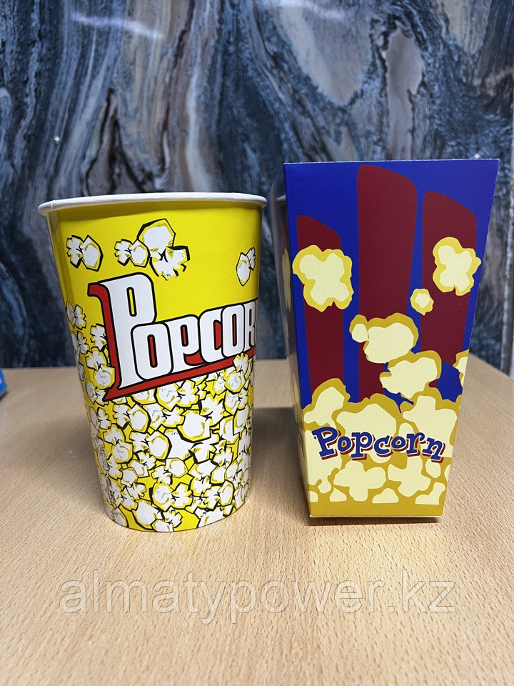 Бумажные Стаканы для попкорна, фото 1