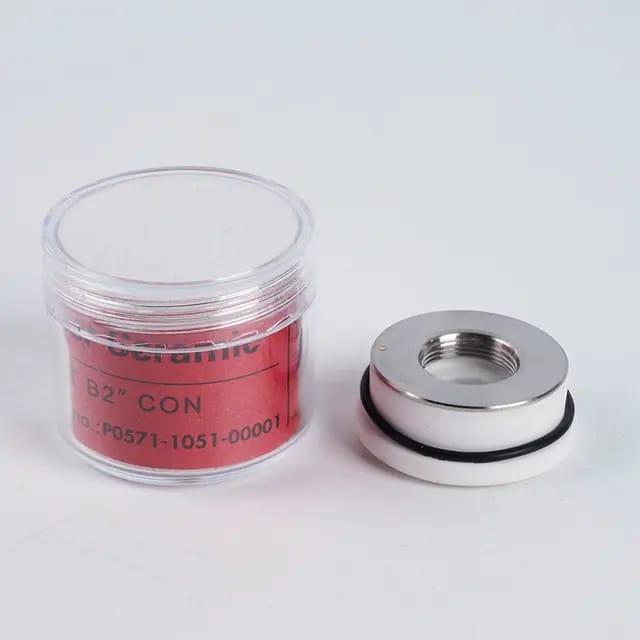 Керамическое кольцо D32 Керамика D32 M14 для лазерных станков. Керамическое кольцо (Проставка) D32 M14