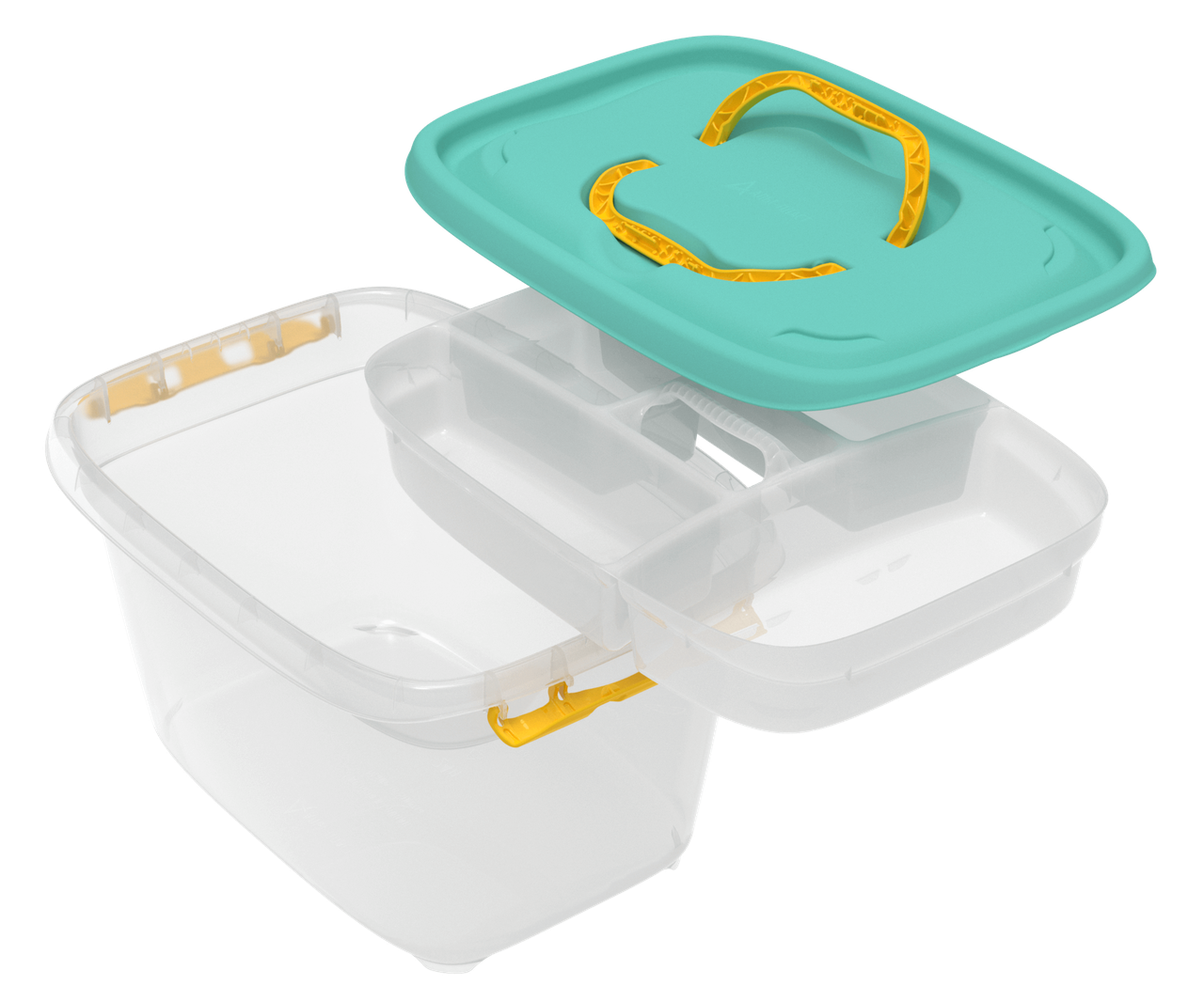 Унибокс с вкладышем 24л (468×342×256мм) Альтпласт, фото 1