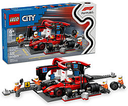 Lego Город Пит-стоп F1 с болидом Ferrari 60443