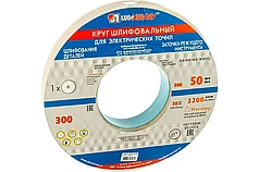 Круг (диск) шлифовальный 300х40х127 25А F40 К-L (40H) СМ1,СМ2 БЕЛЫЙ