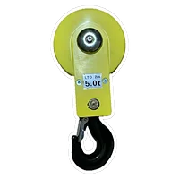 Крюковая подвеска на тельфер, ГАК на кран-балку г/п 5 тонн, полиспаст 2/1