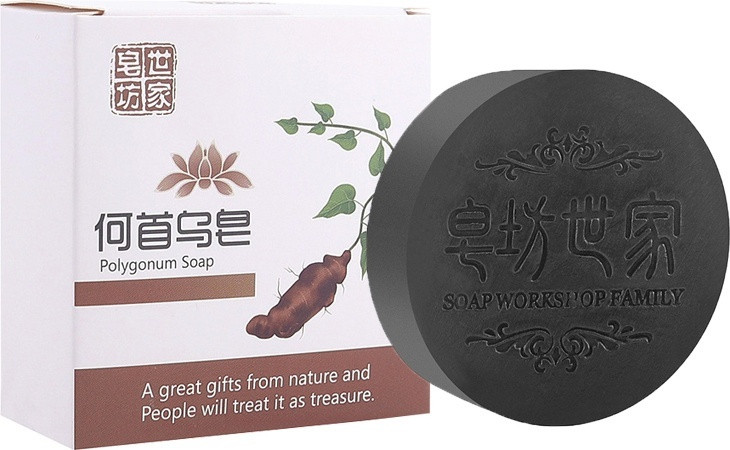 Polygonum Soap от выпадения и для роста шампунь твердый 100 г