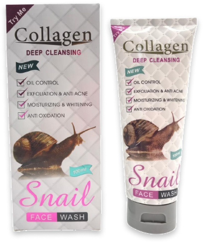 Collagen Snail face wash пенка 100 мл