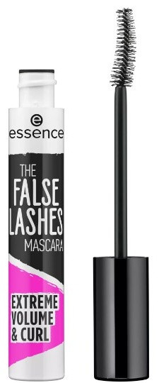 Тушь для ресниц Essence The False Lashes Mascara Extreme Volume Curl для объема, подкручивающая черный