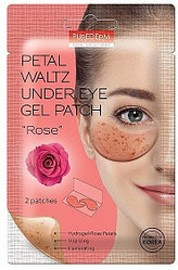 Патчи Purederm гидрогелевые Purederm Petal Waltz Under Eye Gel Patch Rose для повышения упругости 2 шт