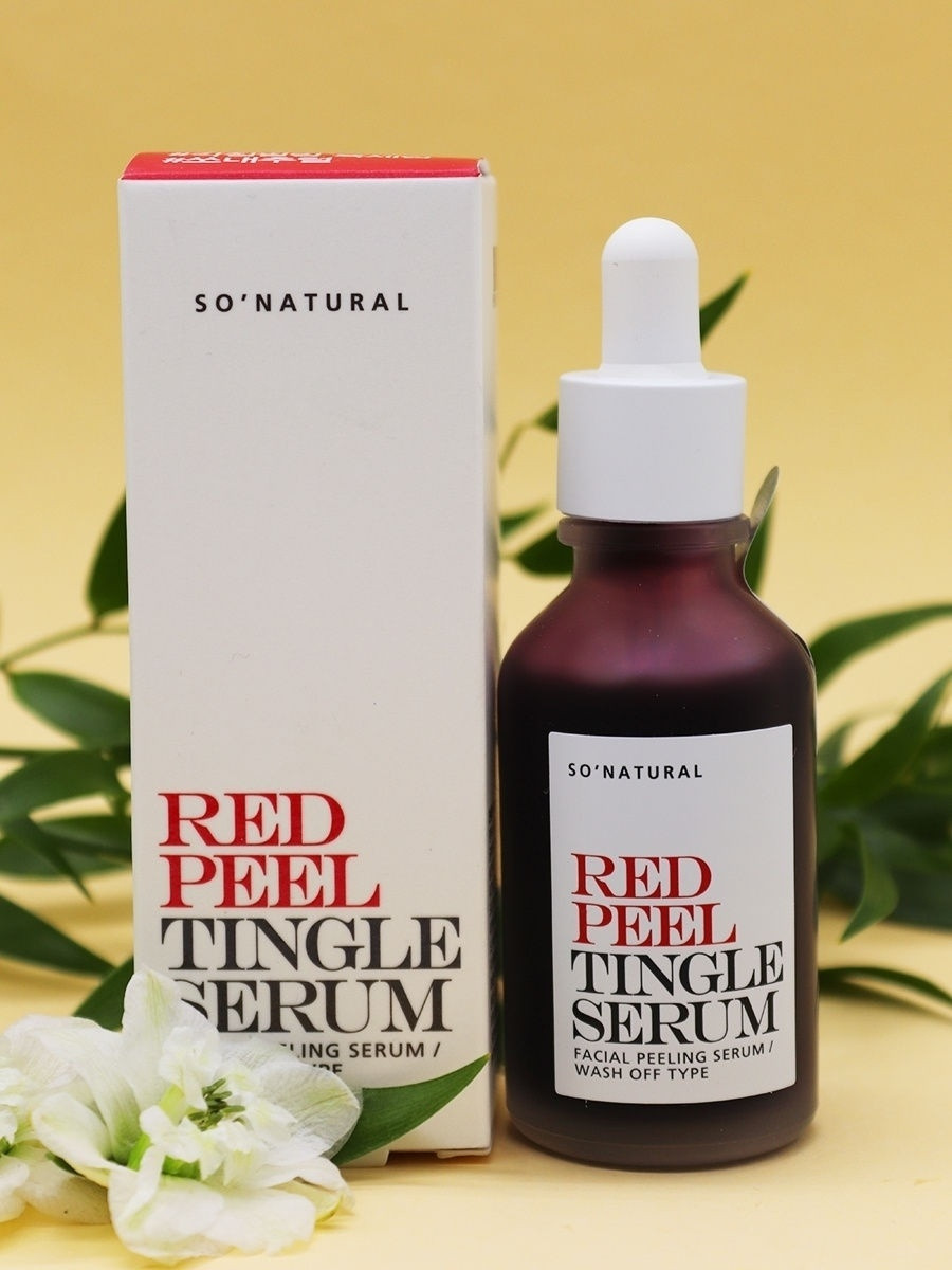 So Natural Red Peel Tingle Serum пилинг для лица 35 мл, фото 1
