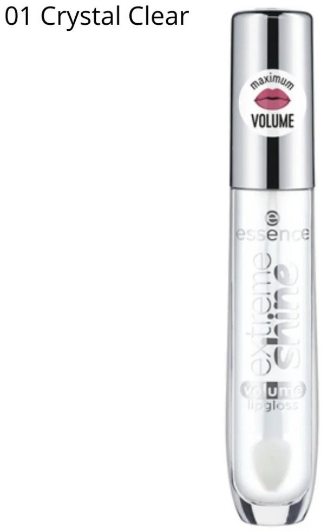 Essence Extreme Shine Volume Lipgloss блеск для губ прозрачный 01 Crystal Clear