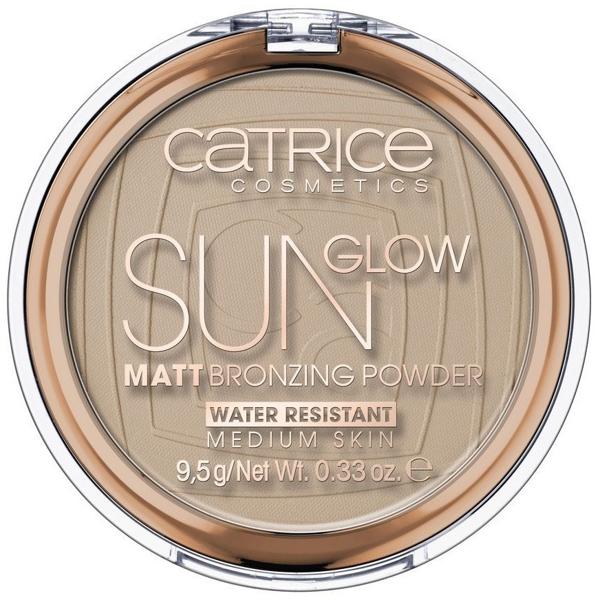 Catrice Sun Glow Matt Bronzing Powder пудра-бронзер 030 Medium Bronze, фото 1