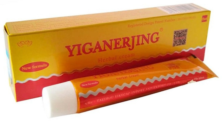 Yiganerjing Крем Herbal Cream от псориаза, экземы, дерматита, лишая и пр. крем 1 шт