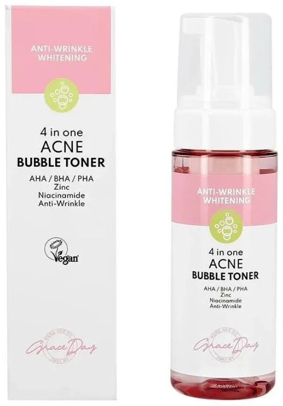 Grace Day тонер 4 In One Acne Bubble Toner 150 мл