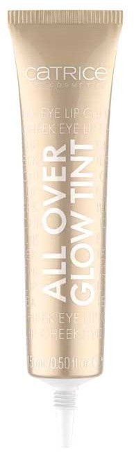 Catrice Тинт д/глаз,губ и лица All Over Glow Tint 010 Beaming Diamond 15мл жидкая помада золотистый 010