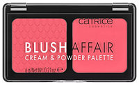 Catrice Blush Affair Cream and Powder Palette румяна 010 Stunning Strawberrу