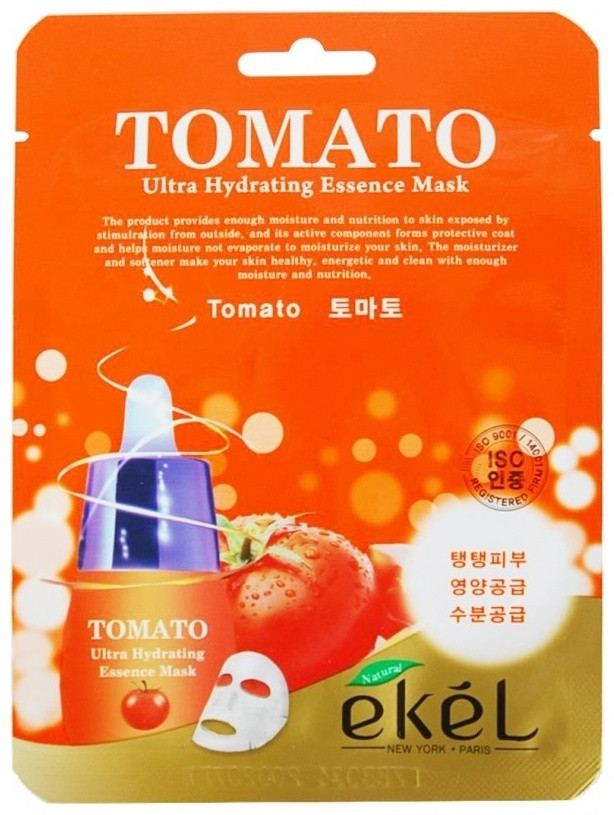 Маска для лица EKEL тканевая Tomato 1 шт, фото 1