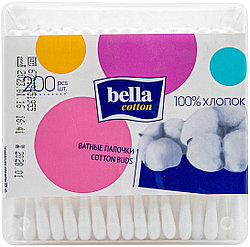 Bella ватные палочки 100% хлопок 200 шт
