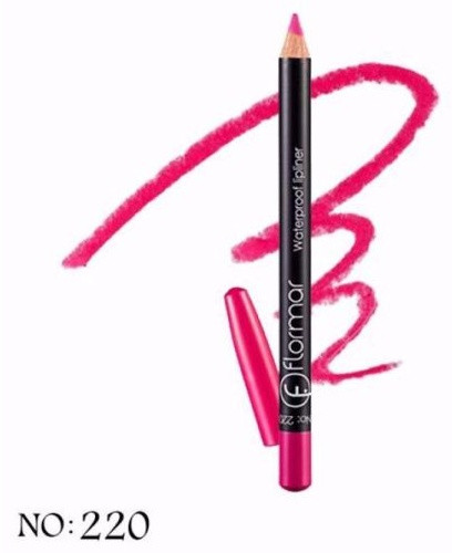 Flormar Waterpoof Lipliner карандаш бордовый №220 Rebellious Fuchsia (Мятежная фуксия)