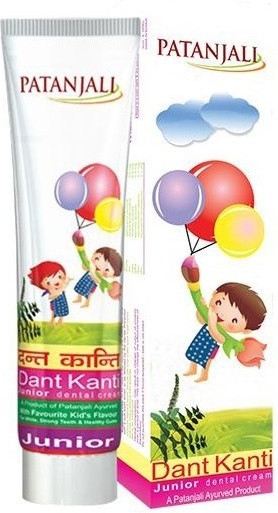 PATANJALI Натуральная детская зубная паста Dant Kanti, 100 гр