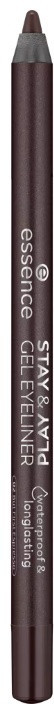 Essence Stay Play Gel Eyeliner карандаш коричневый 02