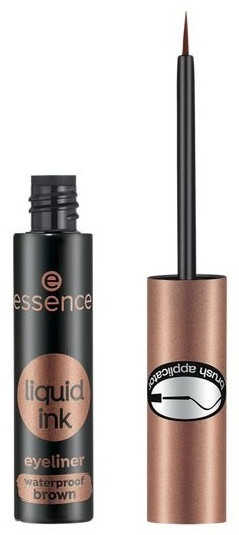 Essence водостойкая жидкая подводка для глаз Liquid Ink Eyeliner Waterproof Brown 02