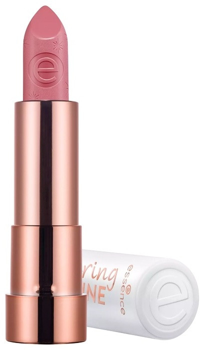 Essence Caring Shine Lipstick Collagen Vegan помада розовый 202-My Mind